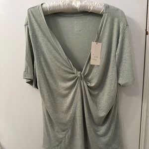 NWT A New Day Light Sage Twist T. Size XL